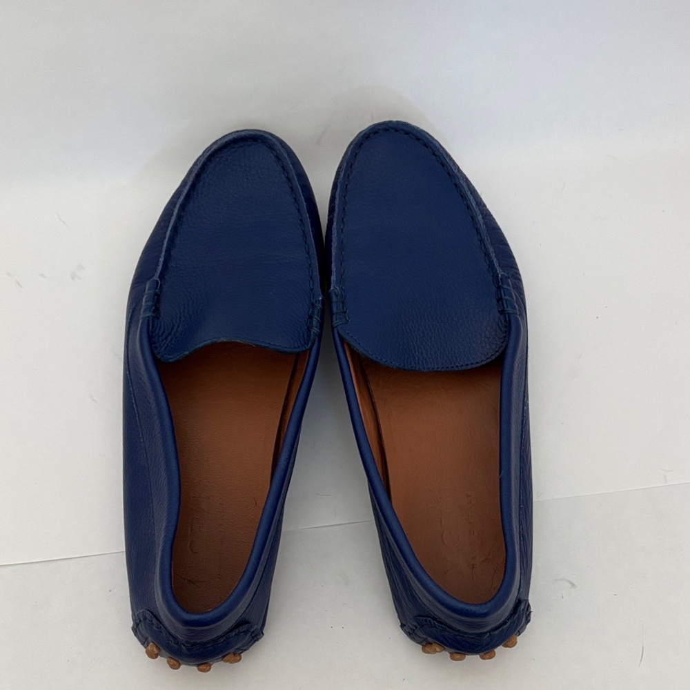 M. Gemi Deep Blue Driving Moccasin Made in Italy - Picture 5 of 7